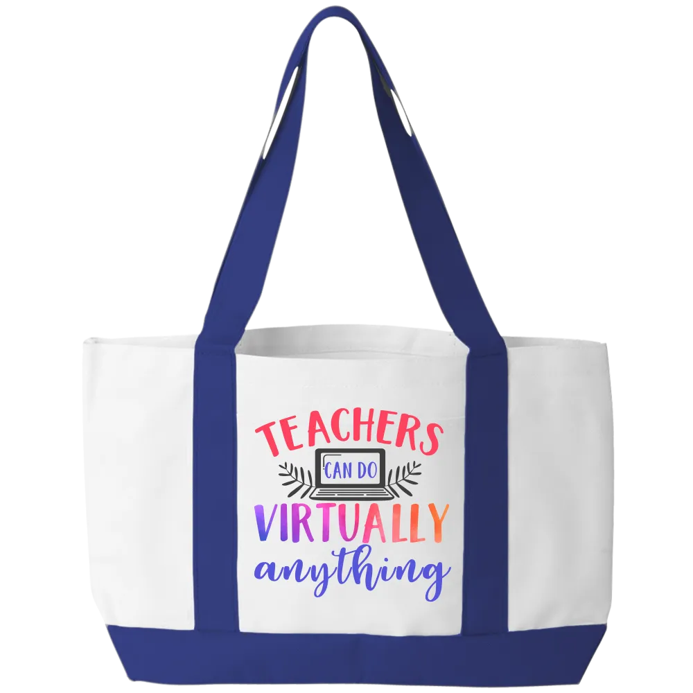 Teachers Can Do Virtually Anything Tote Bag