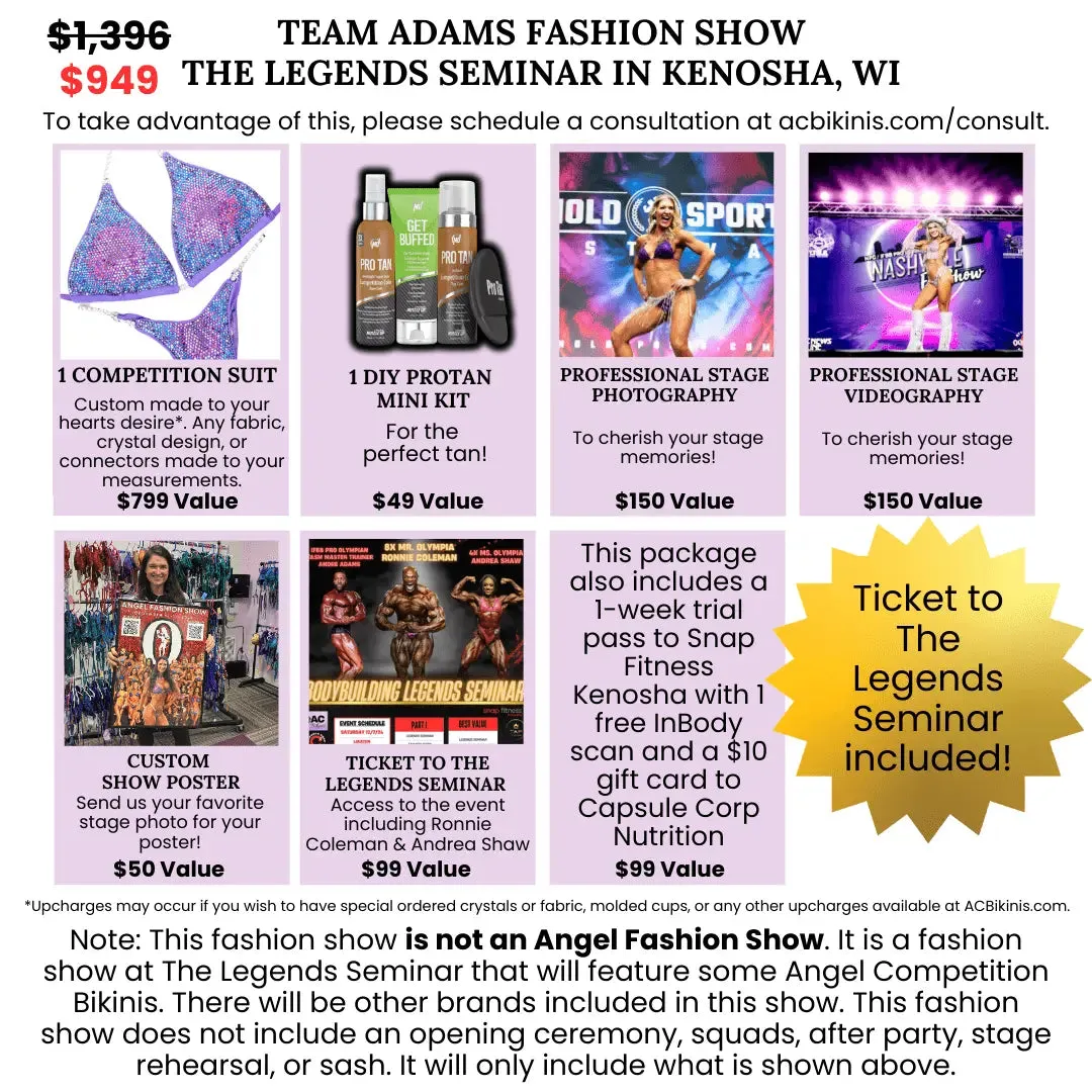 Team Adams Fashion Show 12/7/24