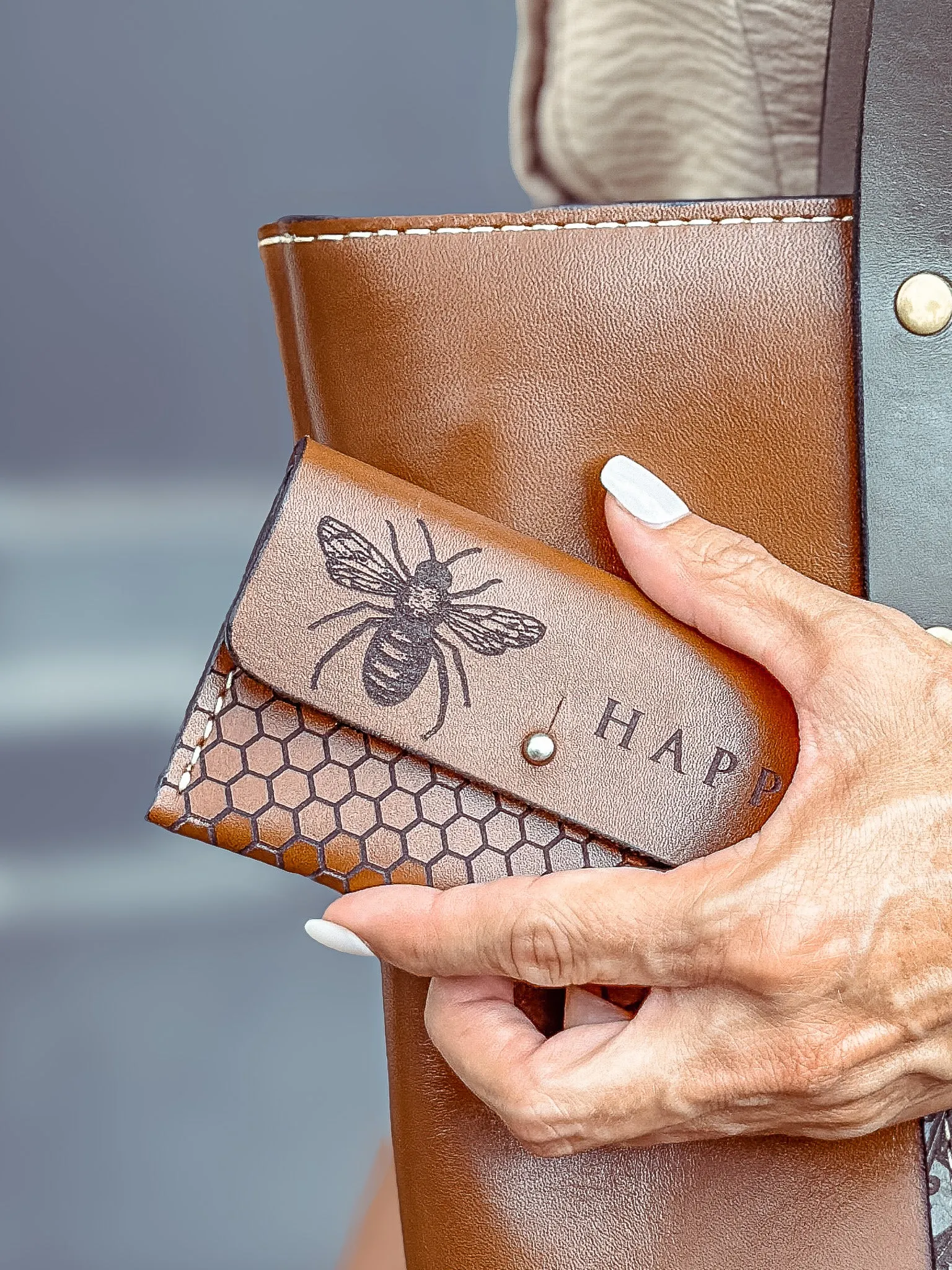 The Bee Happy Perry Wallet Pouch