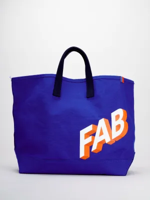 the fab tote - true blue