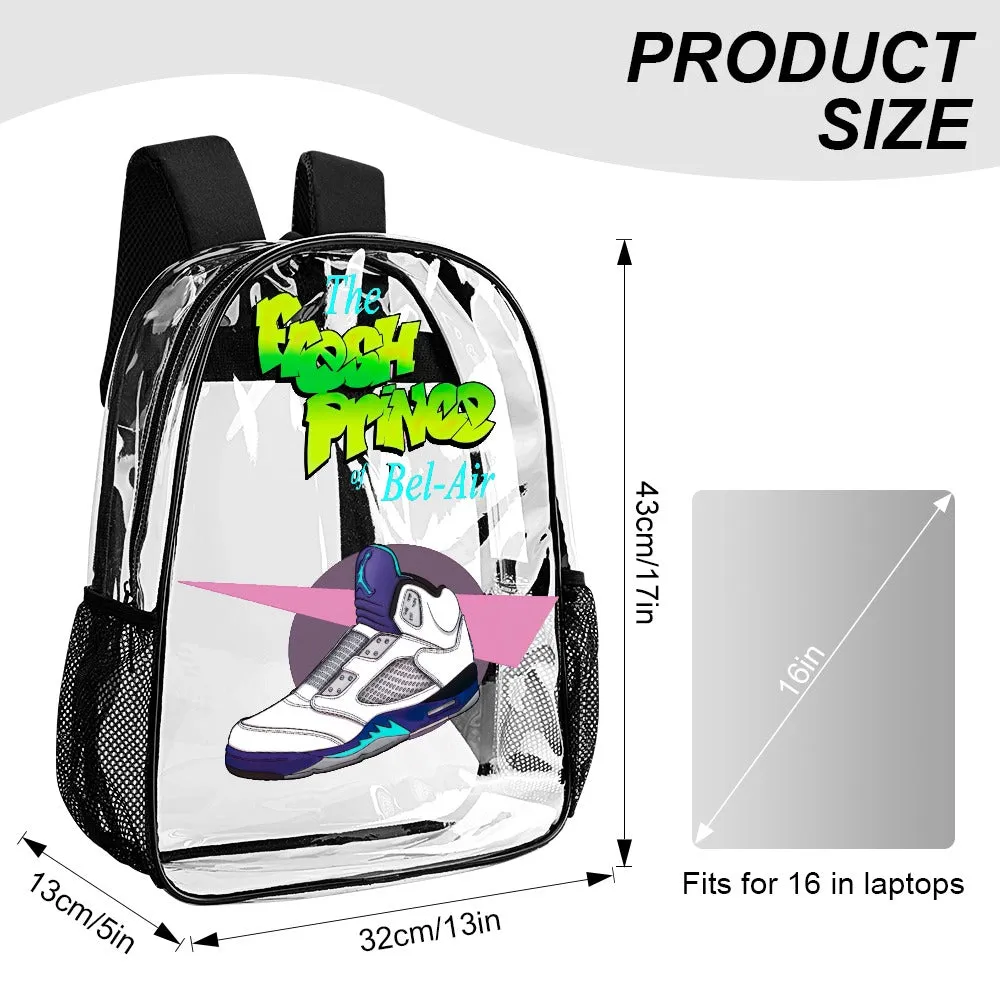 The Fresh Prince Of Bel-Air Transparent Backpack 17 Inch