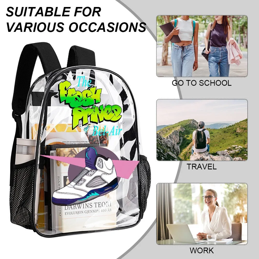 The Fresh Prince Of Bel-Air Transparent Backpack 17 Inch