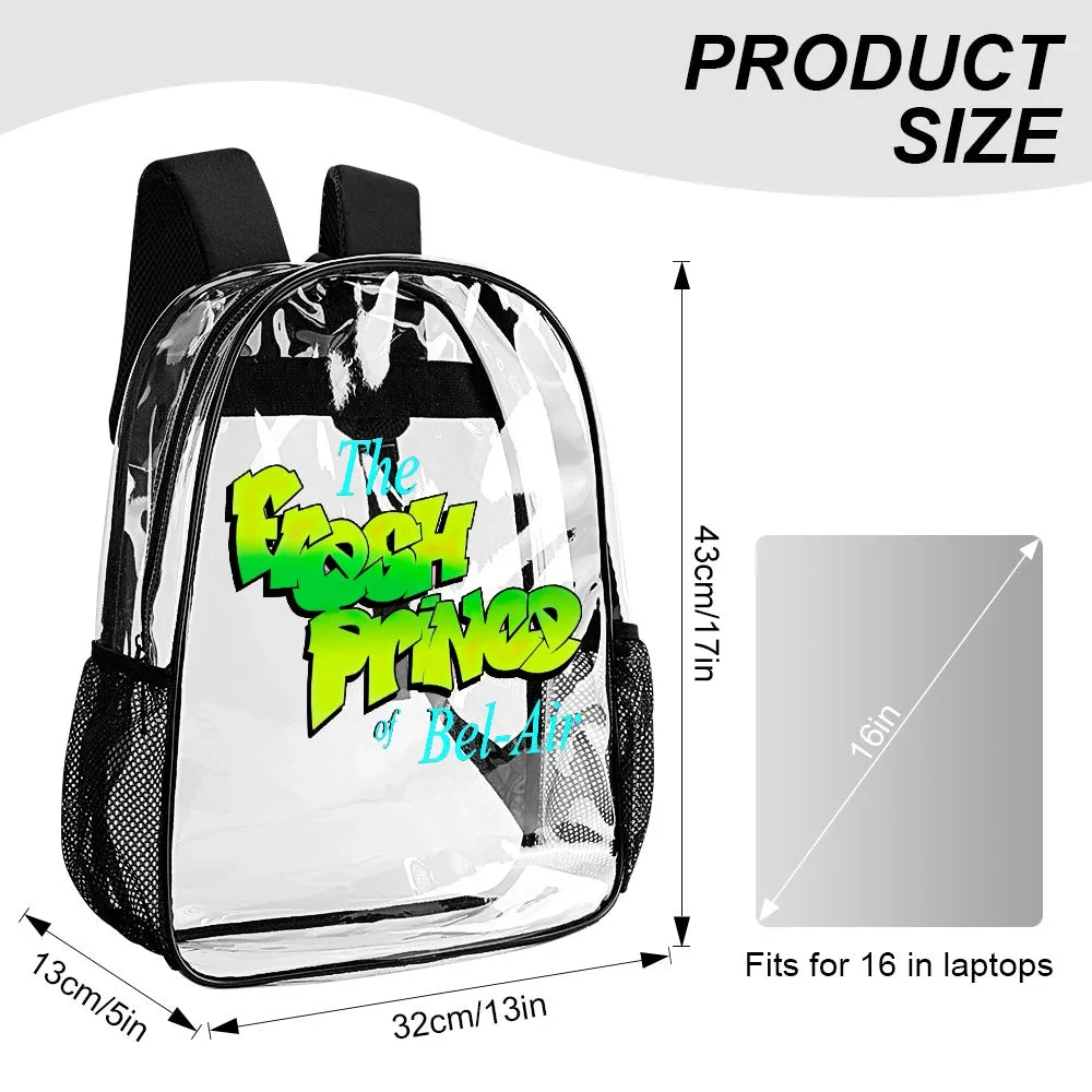 The Fresh Prince Of Bel-Air Transparent Backpack 17 Inch