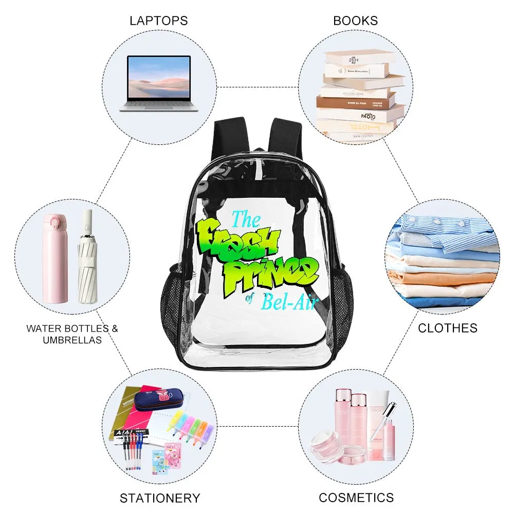 The Fresh Prince Of Bel-Air Transparent Backpack 17 Inch
