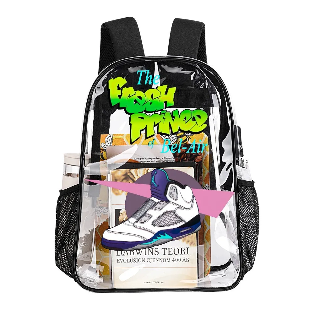 The Fresh Prince Of Bel-Air Transparent Backpack 17 Inch