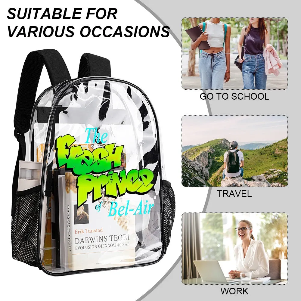 The Fresh Prince Of Bel-Air Transparent Backpack 17 Inch