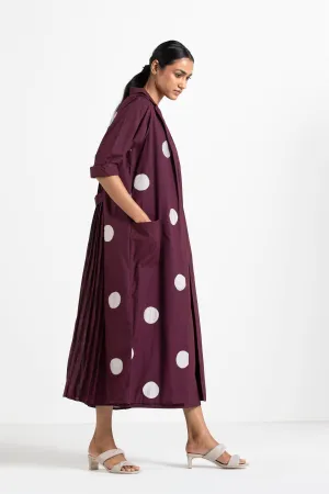 THREE   -   Back Pleat U-Shaped Jacket Co Ord