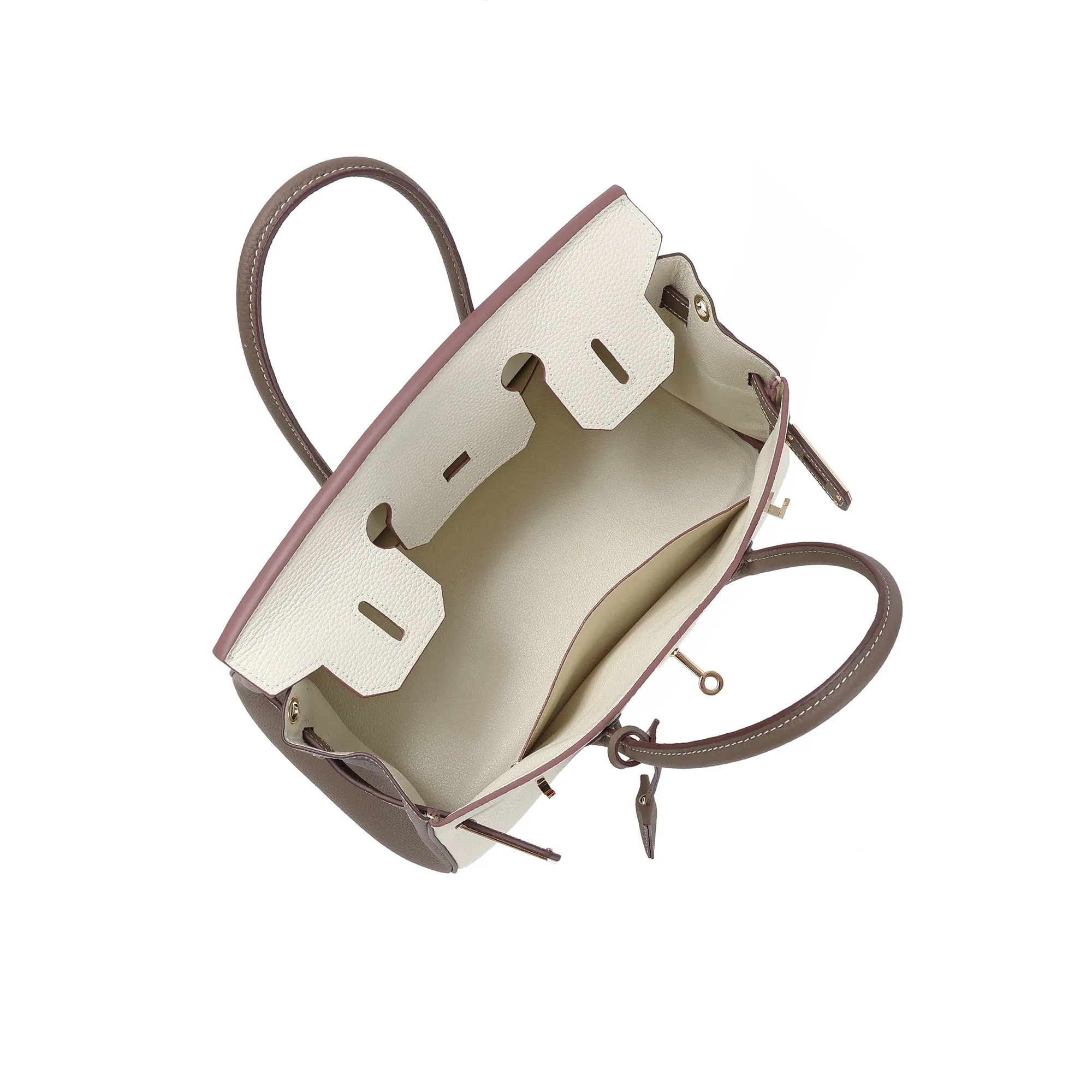 Tiffany & Fred Horizontal Leather Satchel