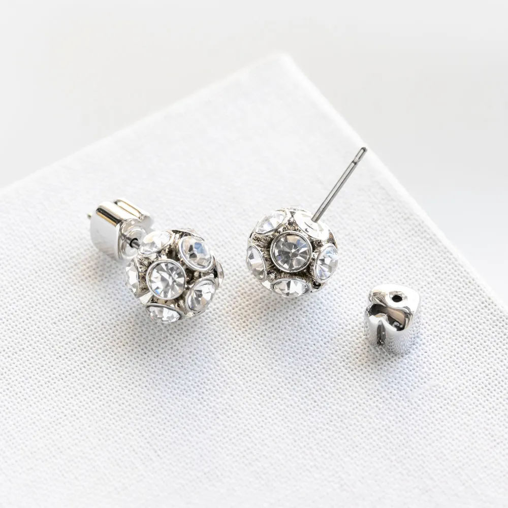 Time To Shine Stud Earrings (Silver)