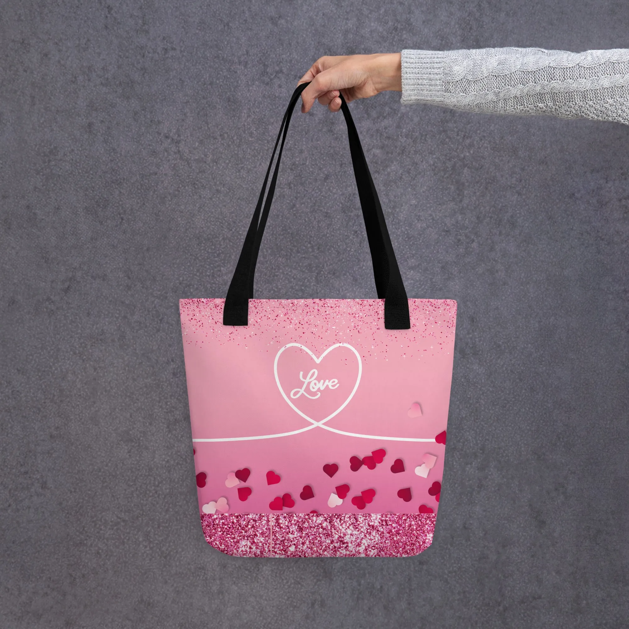 Tote bag-Valentine Bag- Shopping Bag- Travel- Women- Custom Bag