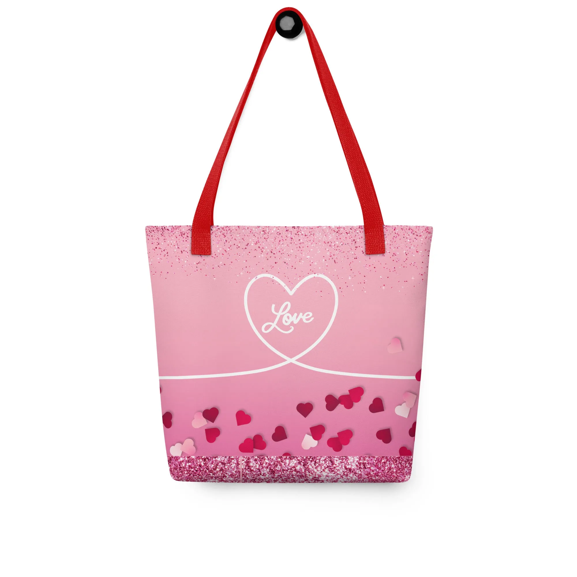 Tote bag-Valentine Bag- Shopping Bag- Travel- Women- Custom Bag