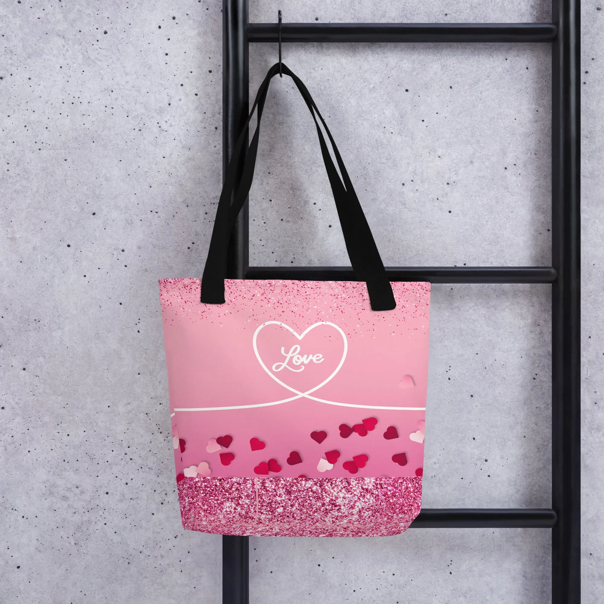 Tote bag-Valentine Bag- Shopping Bag- Travel- Women- Custom Bag