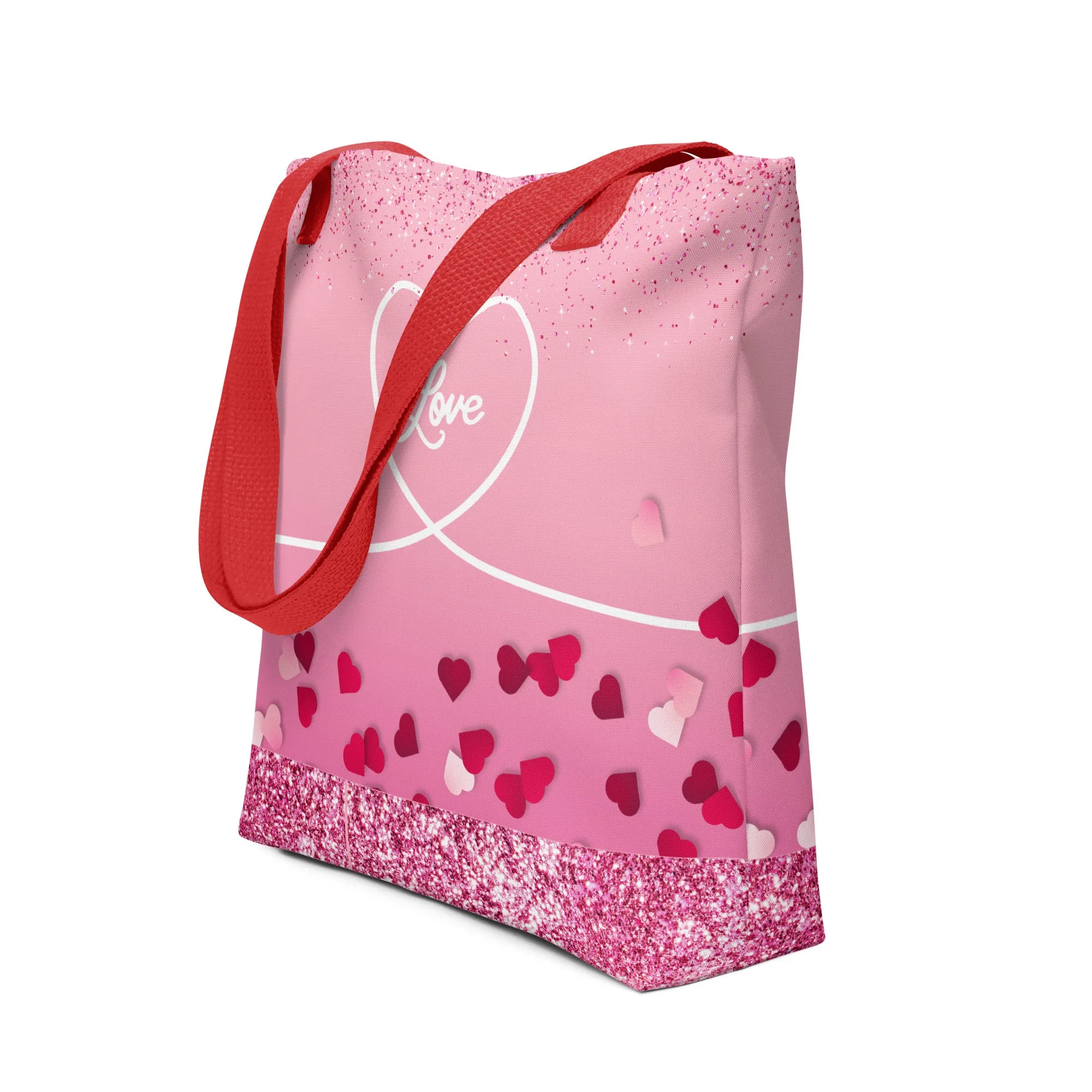 Tote bag-Valentine Bag- Shopping Bag- Travel- Women- Custom Bag