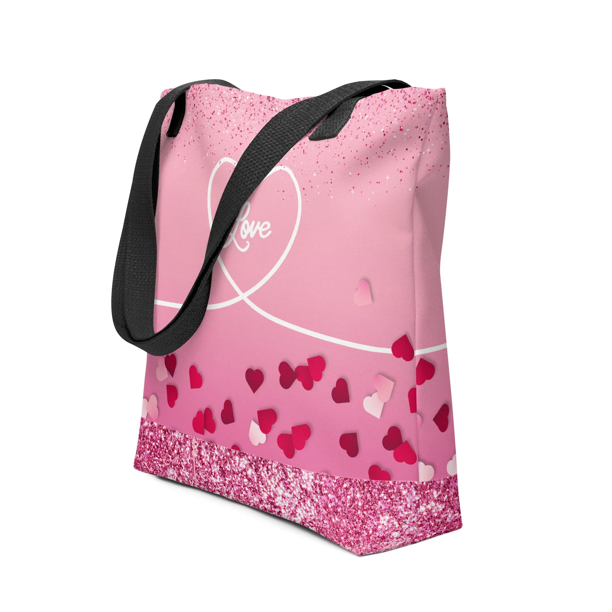 Tote bag-Valentine Bag- Shopping Bag- Travel- Women- Custom Bag