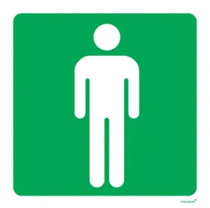 Tower Men's Toilet Reference Sign Abs 150x150mm
