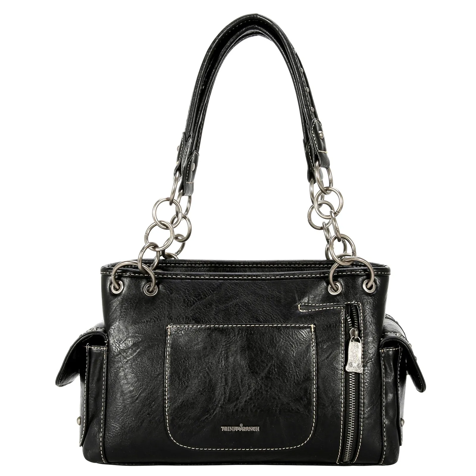 TR150G-8085 Trinity Ranch Tooled Collection Concealed Carry Satchel