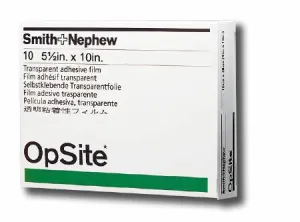 Transparent Film Dressing OpSite 5-1/2 X 4 " 2 Tab Delivery 10ct