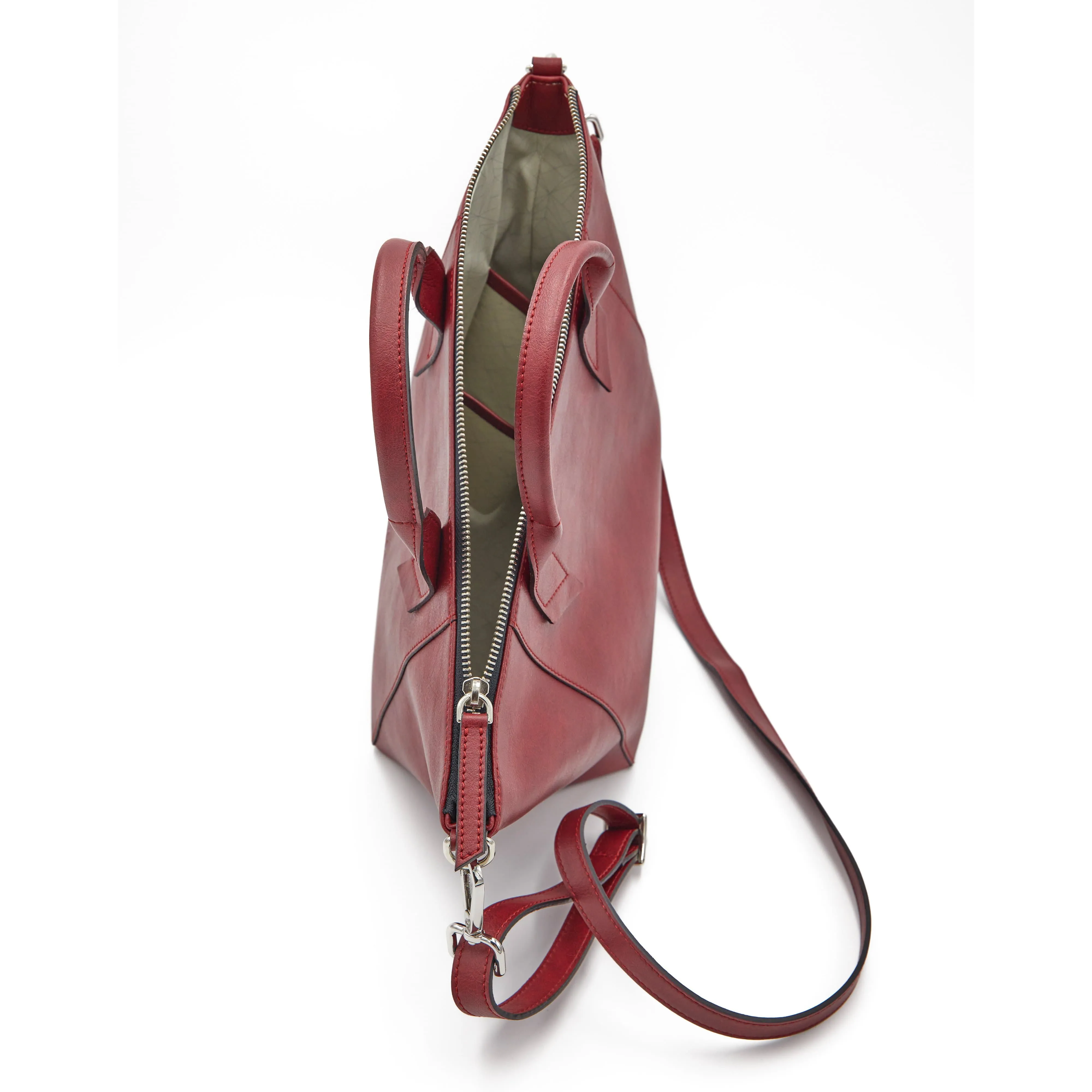 Trotto Vegan Leather Tote Bag | Red