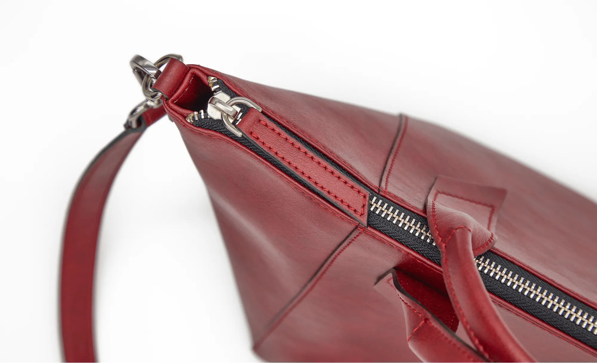 Trotto Vegan Leather Tote Bag | Red