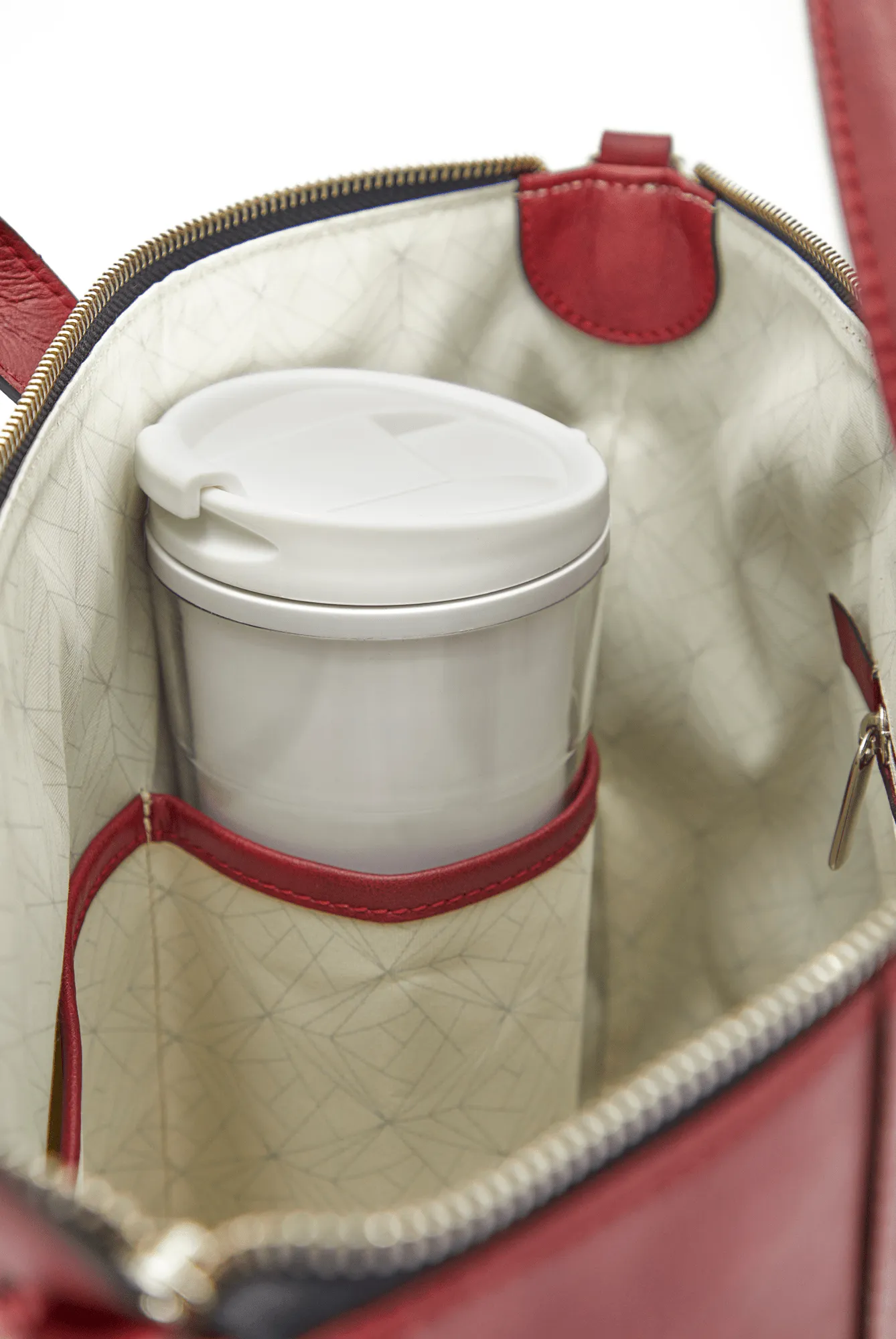 Trotto Vegan Leather Tote Bag | Red