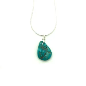 Turquoise Stone Pendant Necklace