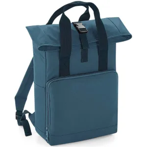 Twin Handle Roll-Top Backpack - Airforce Blue