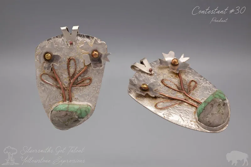 Two Flower Pendant