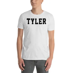 Tyler'S T Shirt Custom Made Personalized Tyler'S Name Print T Shirt White Cotton Tee Shirt