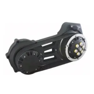 Ultima 2” Open Primary Belt Drive - 06 Up Dyna, 07 Up Softail - Black Finish