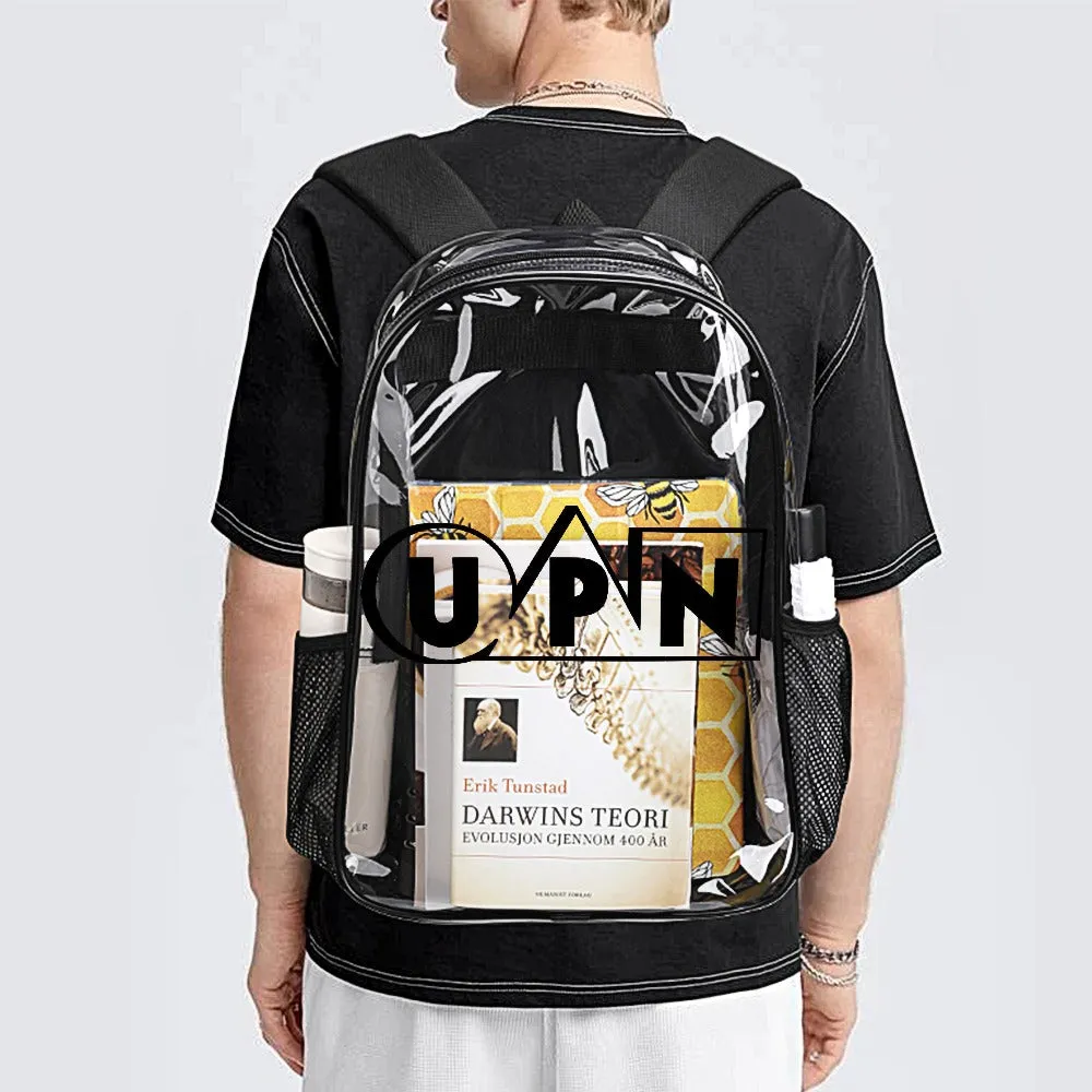 UPN Network Transparent Backpack 17 Inch