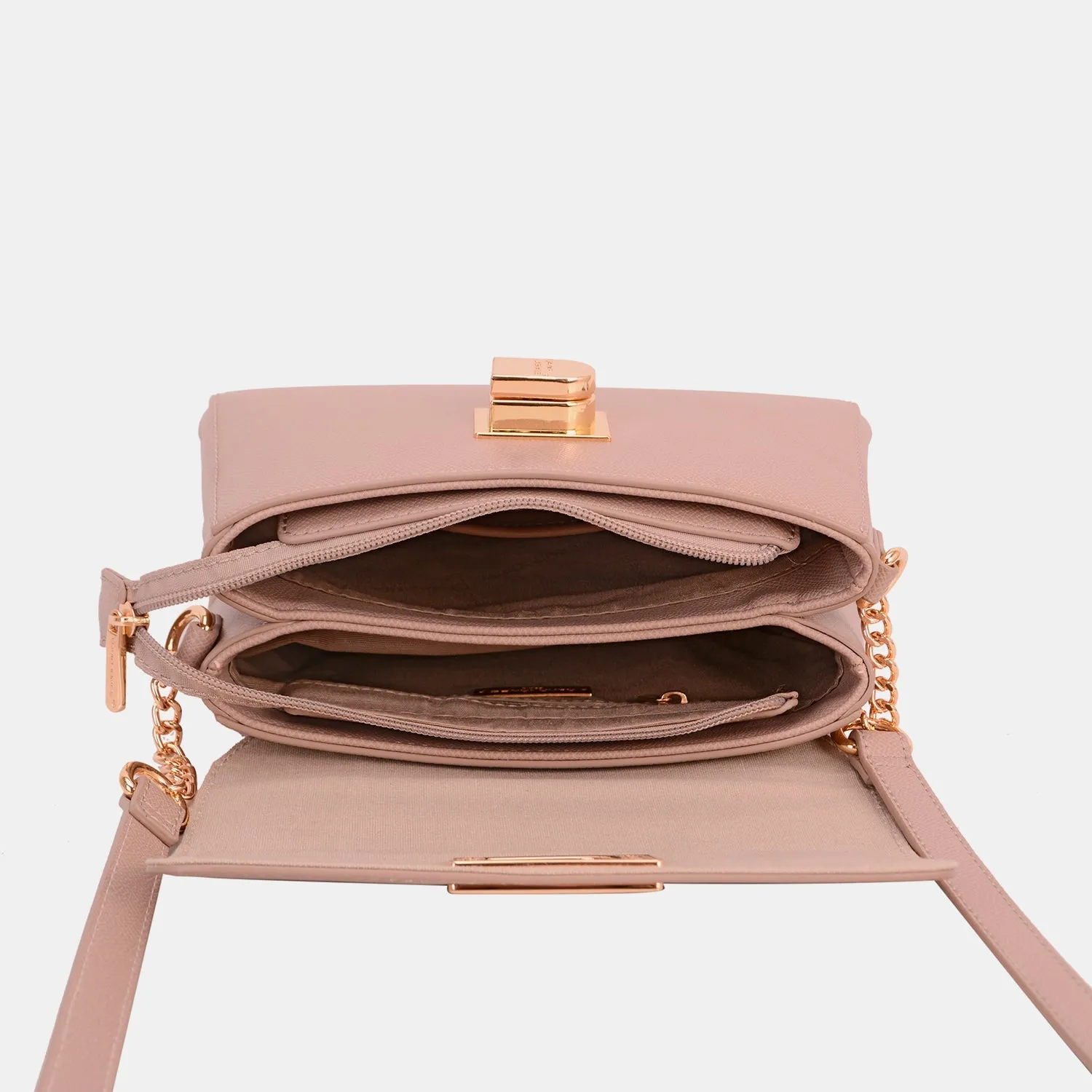 Vegan Leather Crossbody Bag