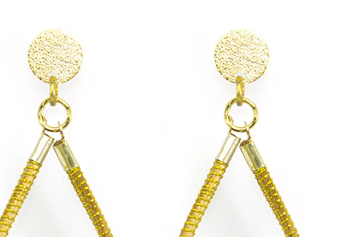 Vegetable Gold Aurora Earrings