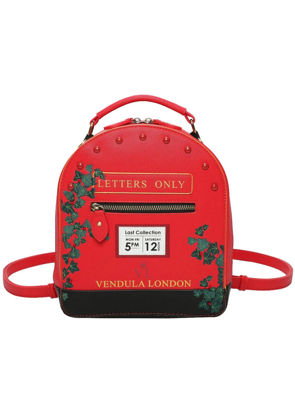 Vendula London The Old Post Office Postbox Backpack Red