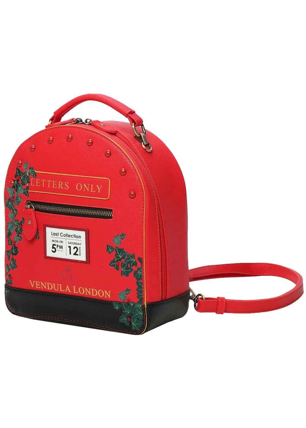 Vendula London The Old Post Office Postbox Backpack Red