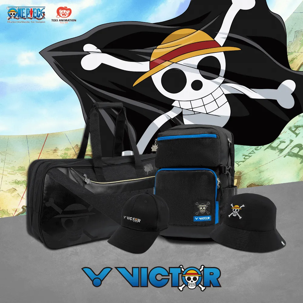 Victor X One Piece Luffy Skull x Thousand Sunny Backpack [Black] Limited Edition BR01OP C