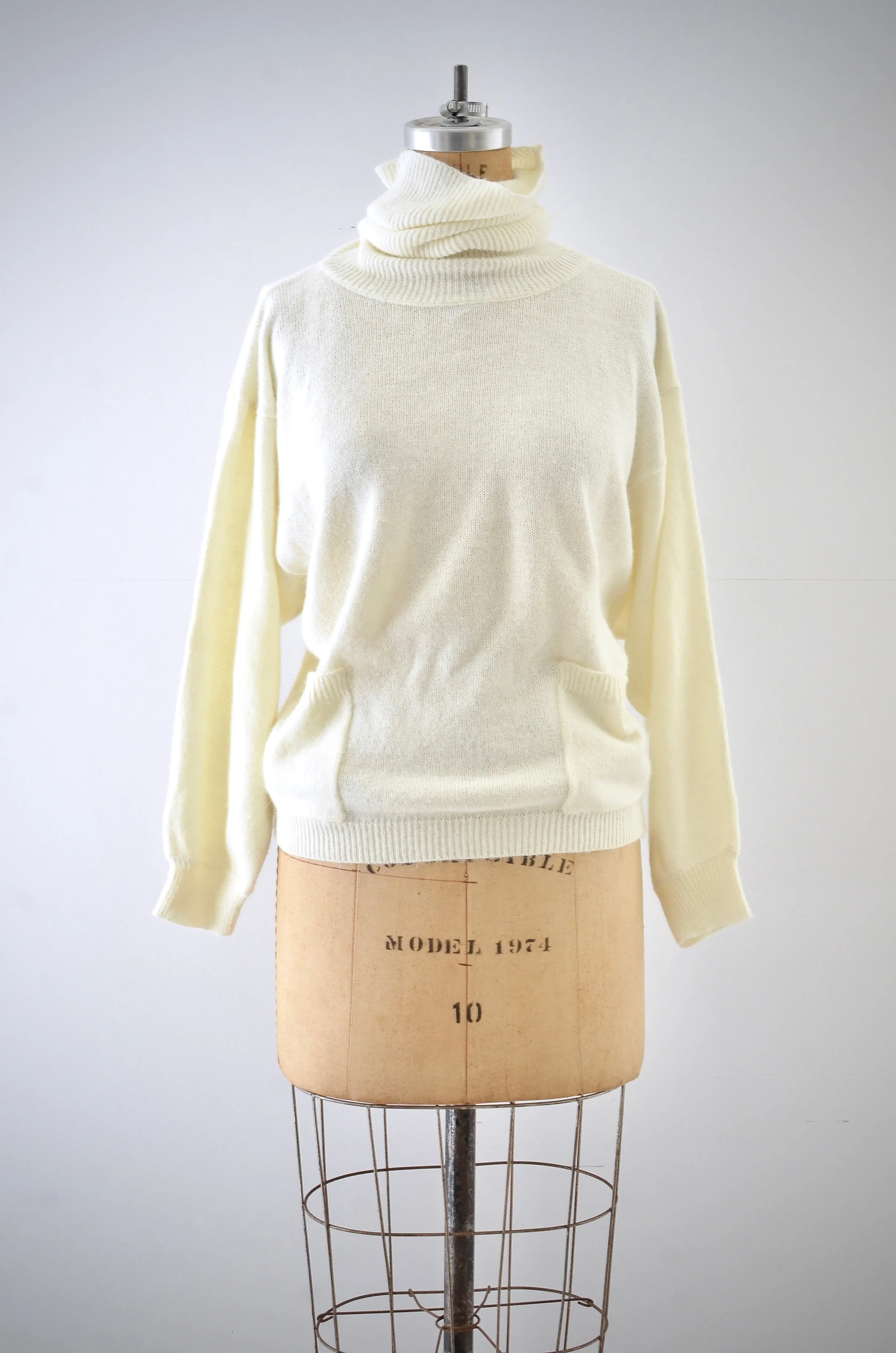Vintage High Neck Sweater