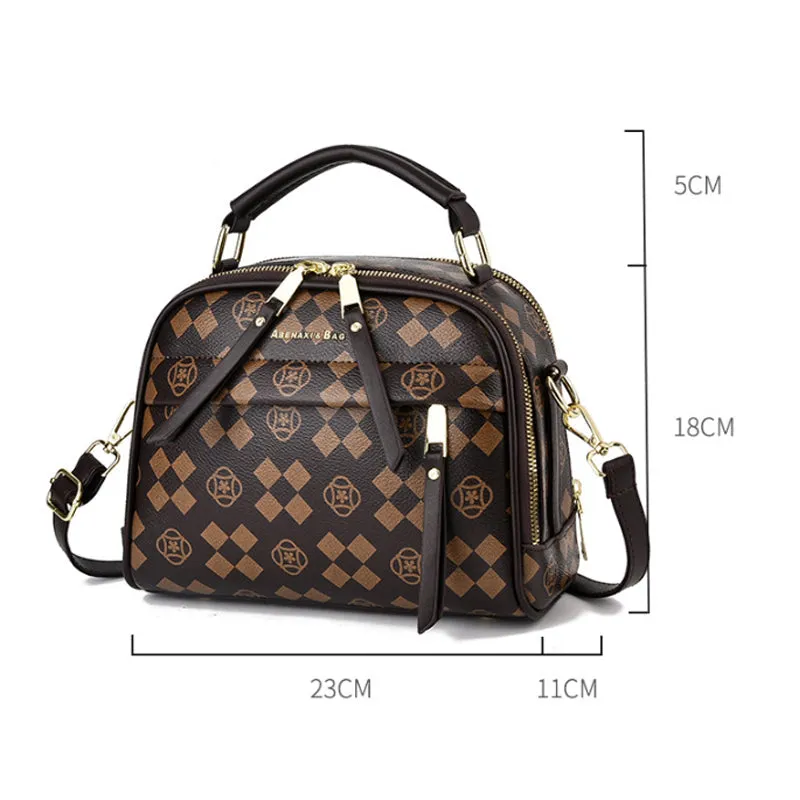 Vintage Printing Elegant Fashion Crossbody Bag
