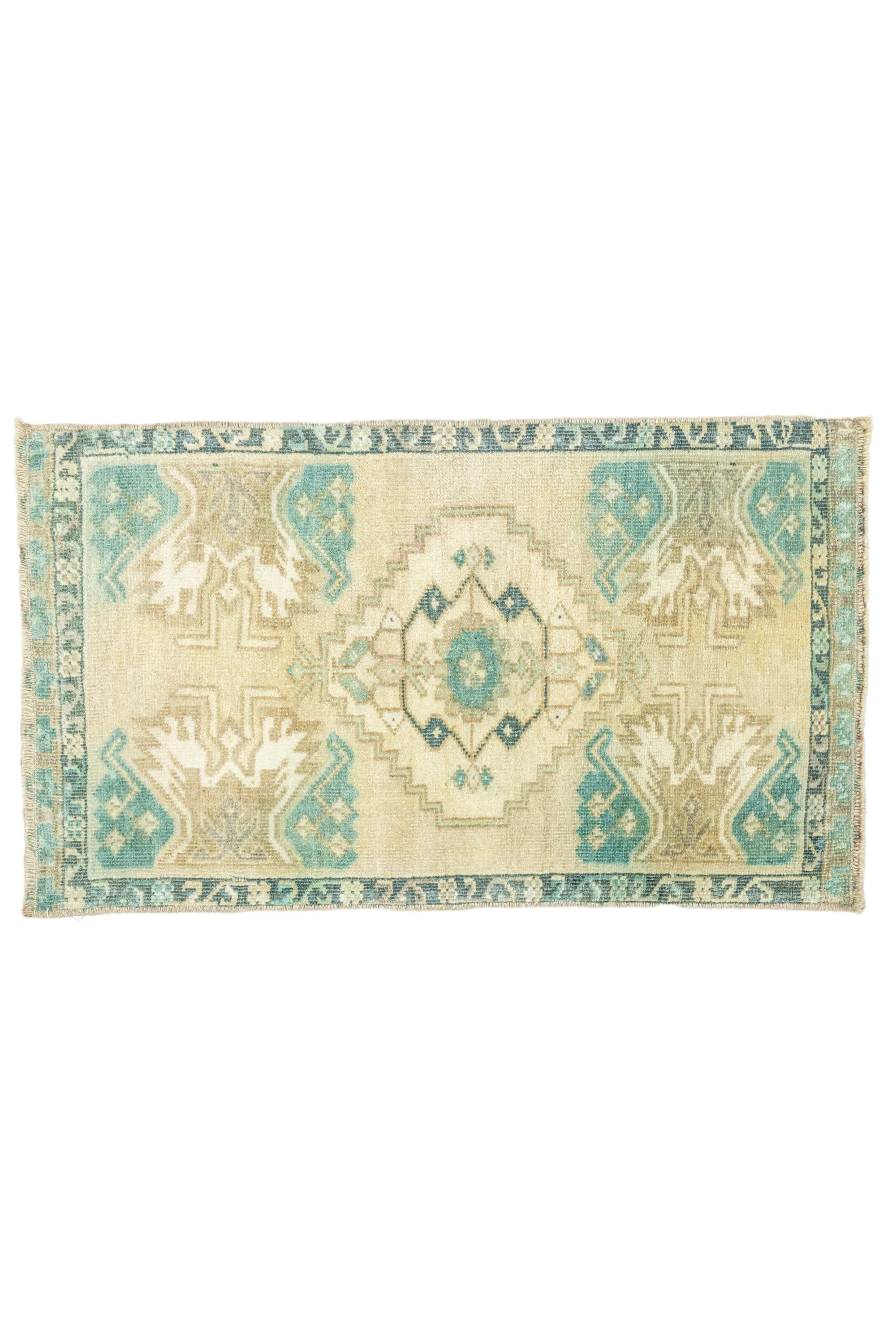 Vintage Turkish Mini Rug No. 697 | 1'9 x 2'11