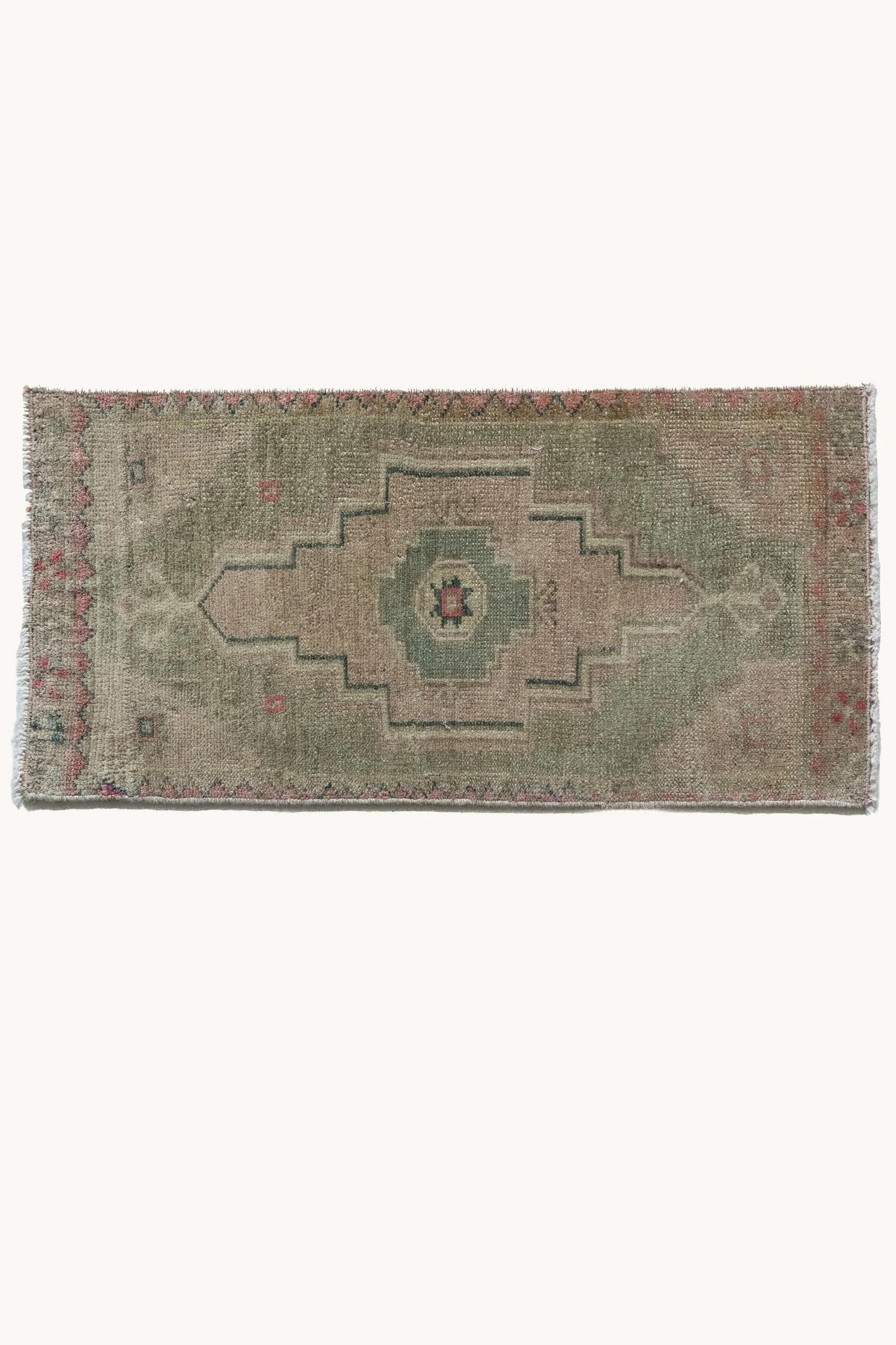 Vintage Turkish Mini Rug No. 727 | 1'4 x 2'9