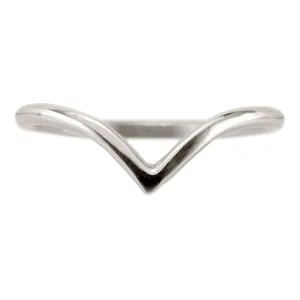 Vivian Wedding Band, 14k White Gold