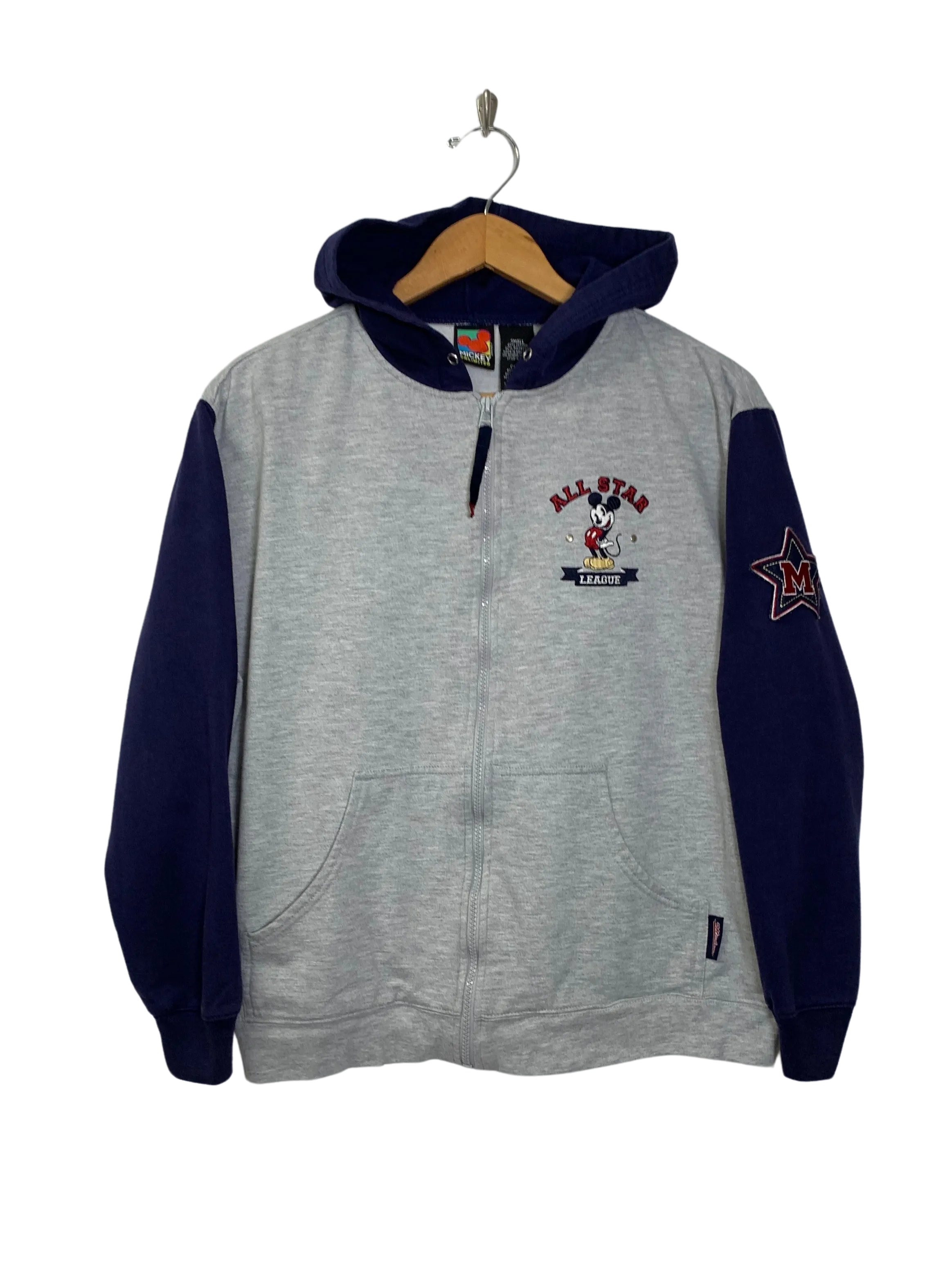 VTG Mickey Mouse Zip Up Hoodie (S)