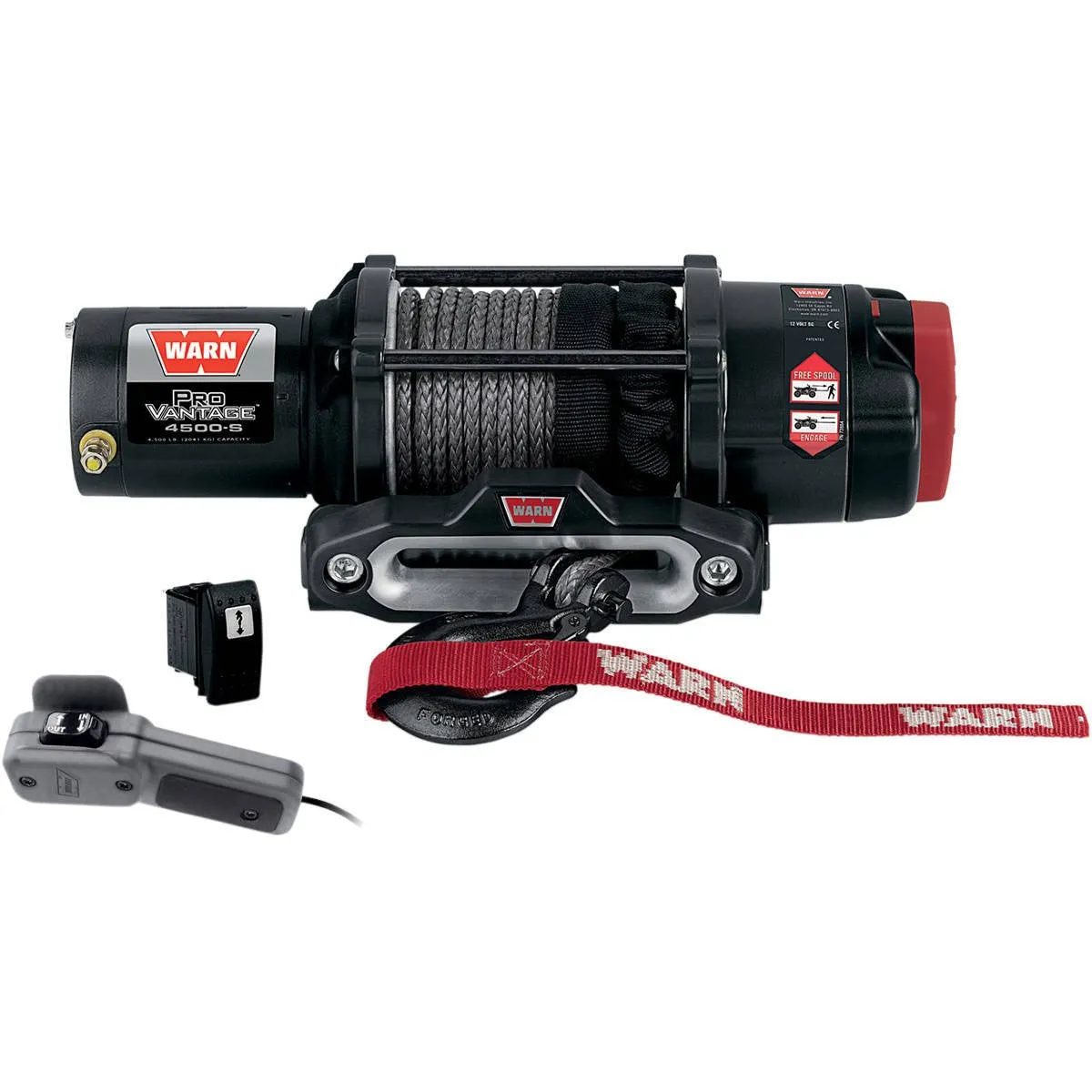 Warn Provantage 4500-lb Winch with Synthetic Rope