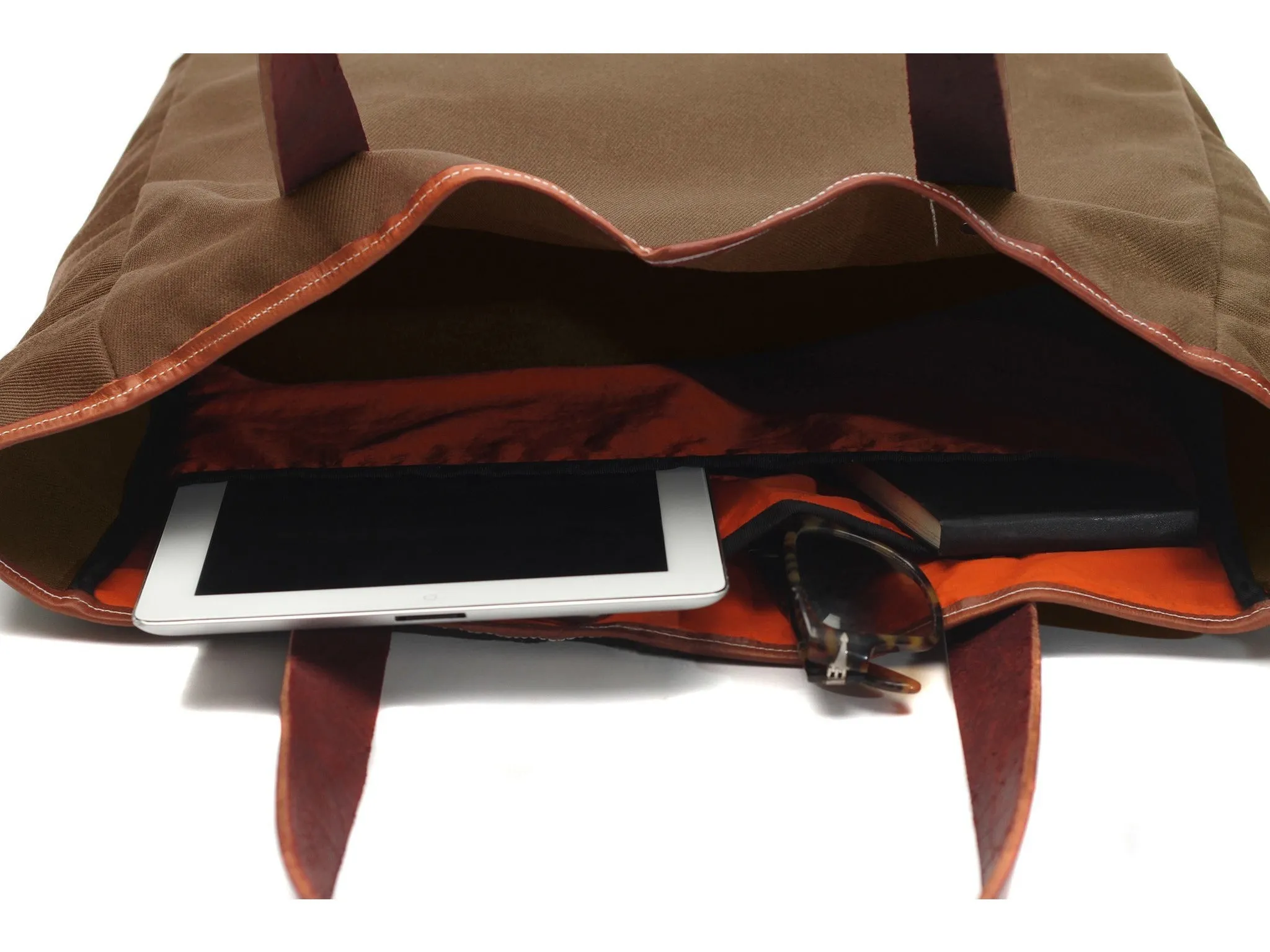 WAXED CANVAS RANGER MARKET TOTE