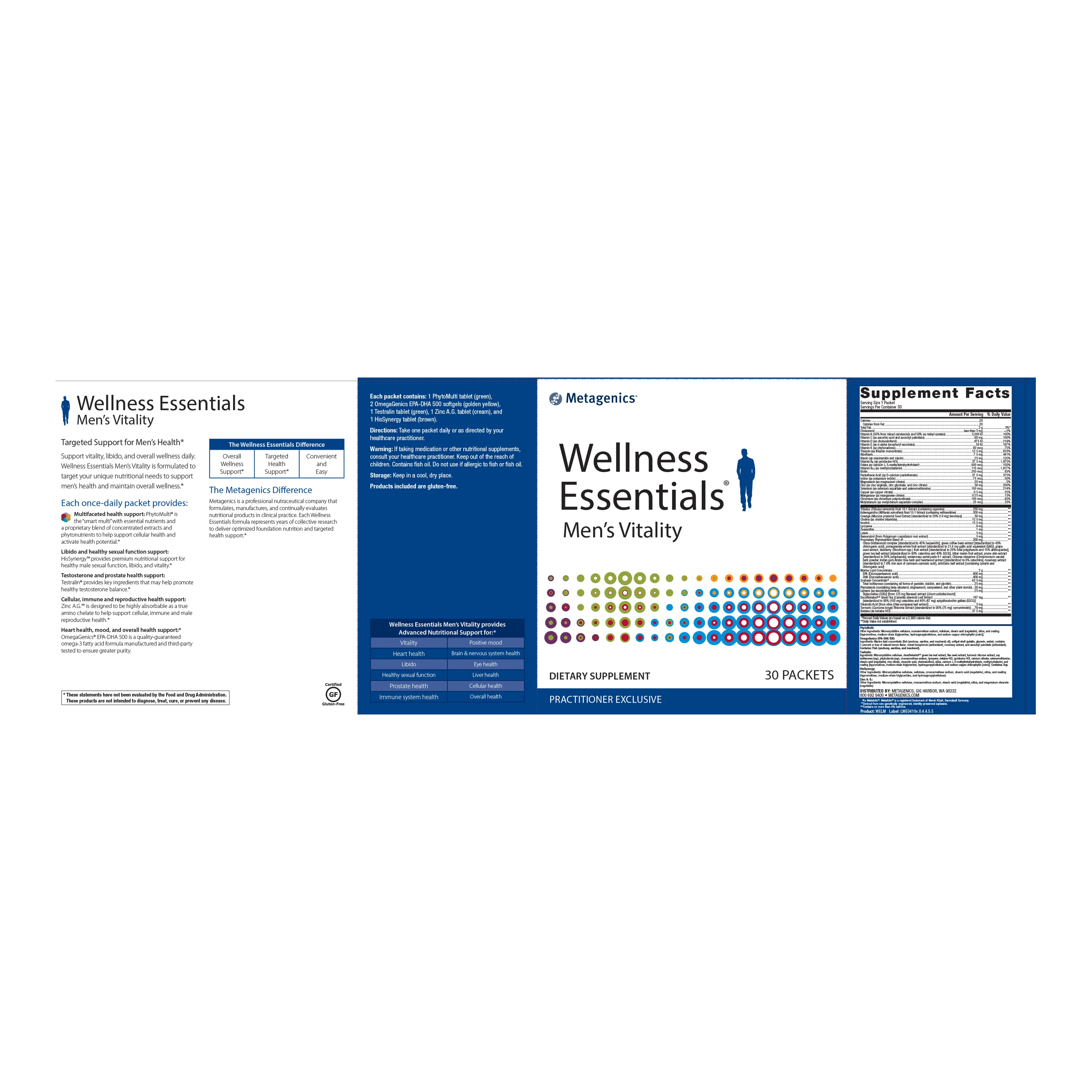Wellness Essentials® Men's Vitality <br>Targeted Support for Men’s Health*