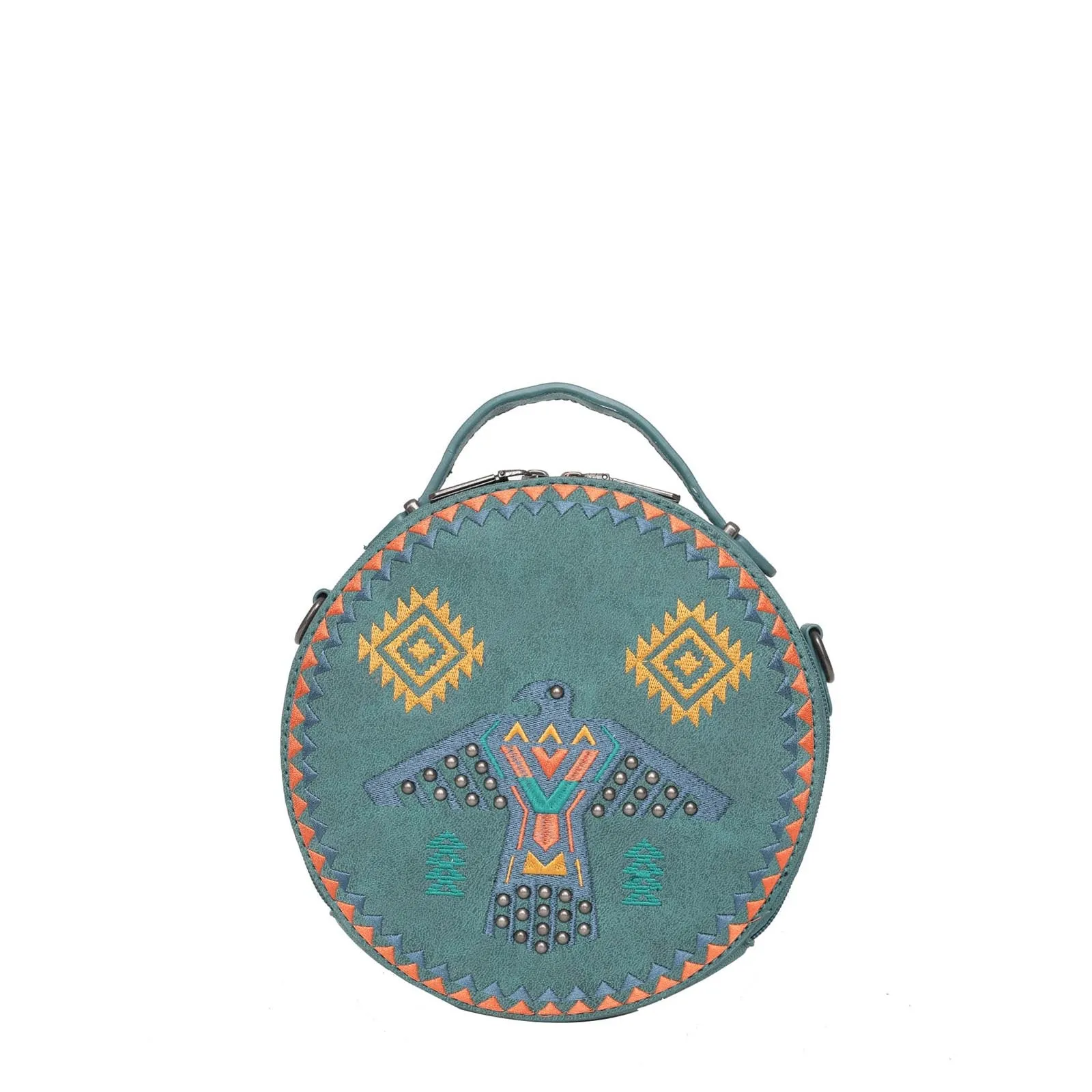 WG36-118 Wrangler Embroidered Collection Circle Bag/Crossbody