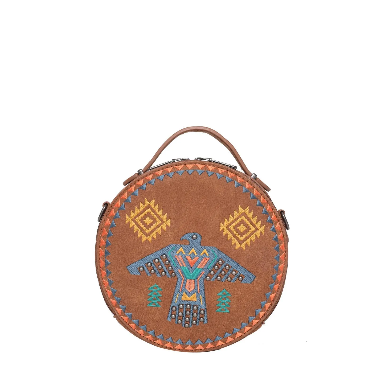 WG36-118 Wrangler Embroidered Collection Circle Bag/Crossbody