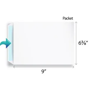 White Envelope 6.38 x 9 Inch (Pack of 10)