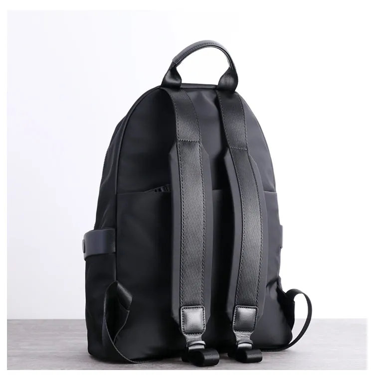 Womens Nylon Backpack Best Satchel Backpack Bag Nylon Gray School Rucksack for Ladies