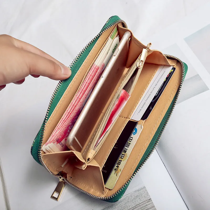 Women's Wallet Female Long Paragraph Women's Multi-function Female Models Zipper Clutch Bag Wallet