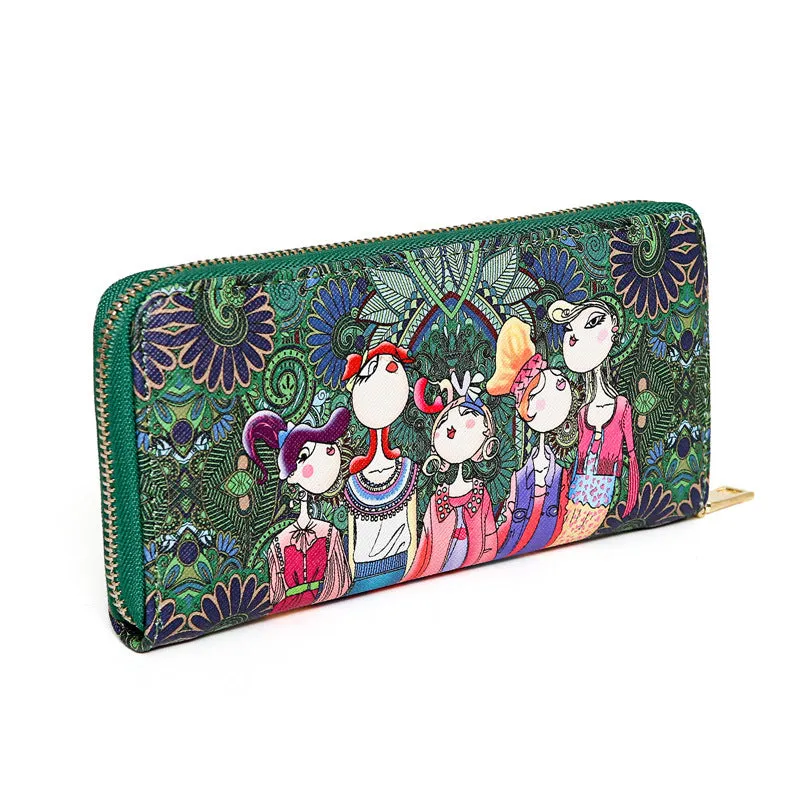 Women's Wallet Female Long Paragraph Women's Multi-function Female Models Zipper Clutch Bag Wallet